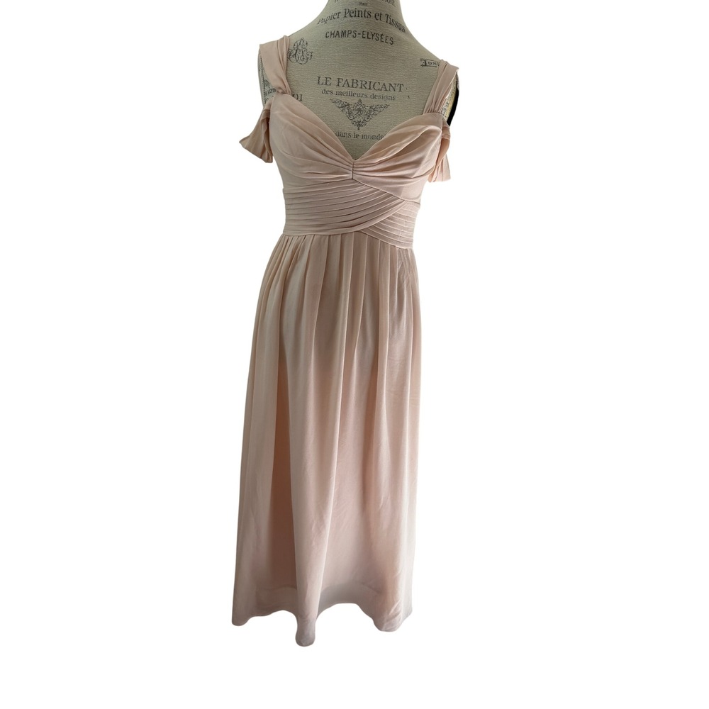 Lulu's Blush‎ Pink Off The Shoulder Maxi Gown Size M